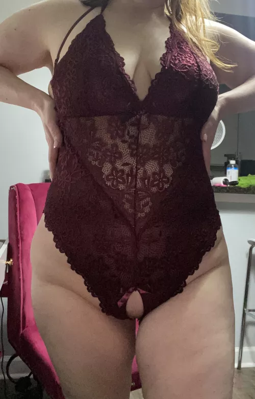 I'm 46 and I just got my first crotch-less lingerie.