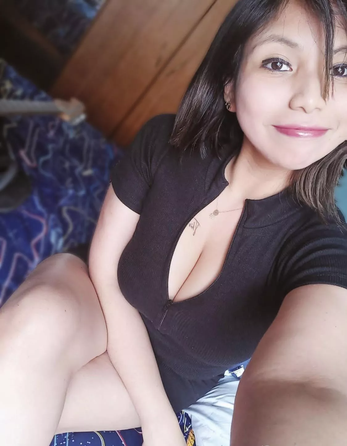 Just feeling sexy in my black dress