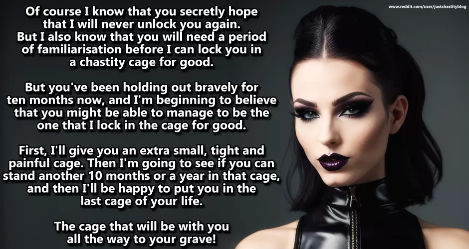 She knows what your desires are, but she also knows how to prepare you for them!