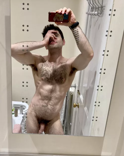 The pubic bush is starting to reach its full summer blossom