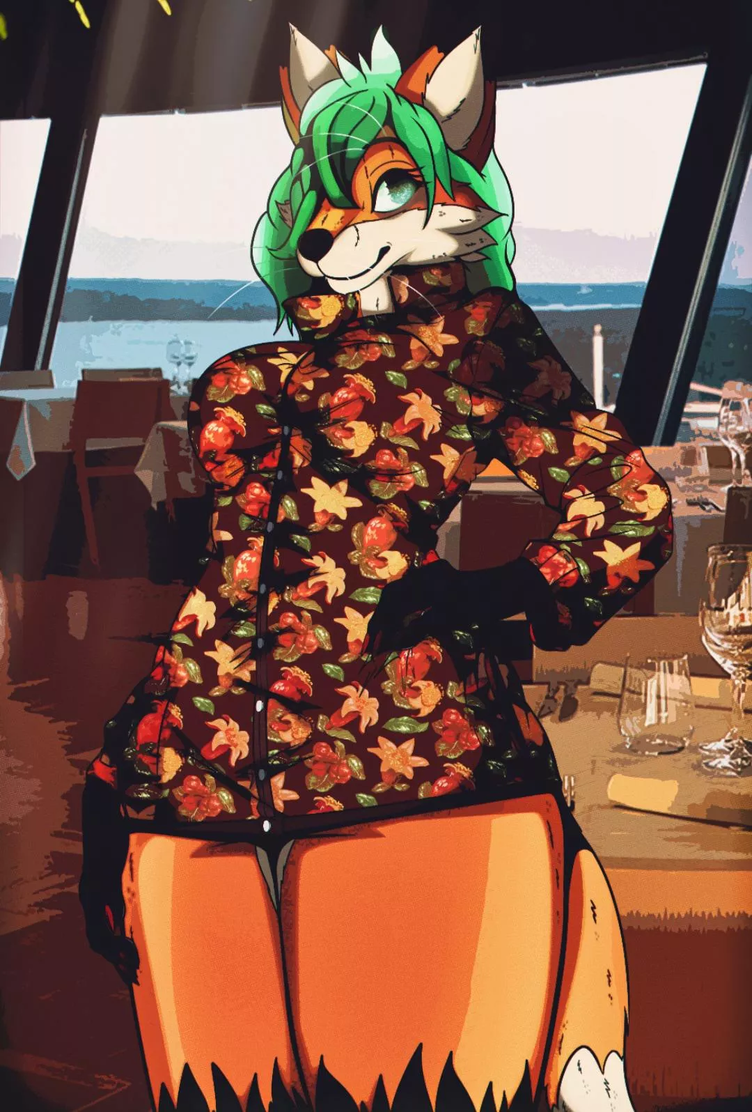 A fine day (Art by me: 0l-Fox-l0)