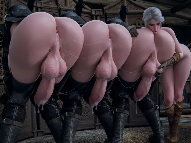 Each ass tastes just as good as the last (Meis3d) [The Witcher]