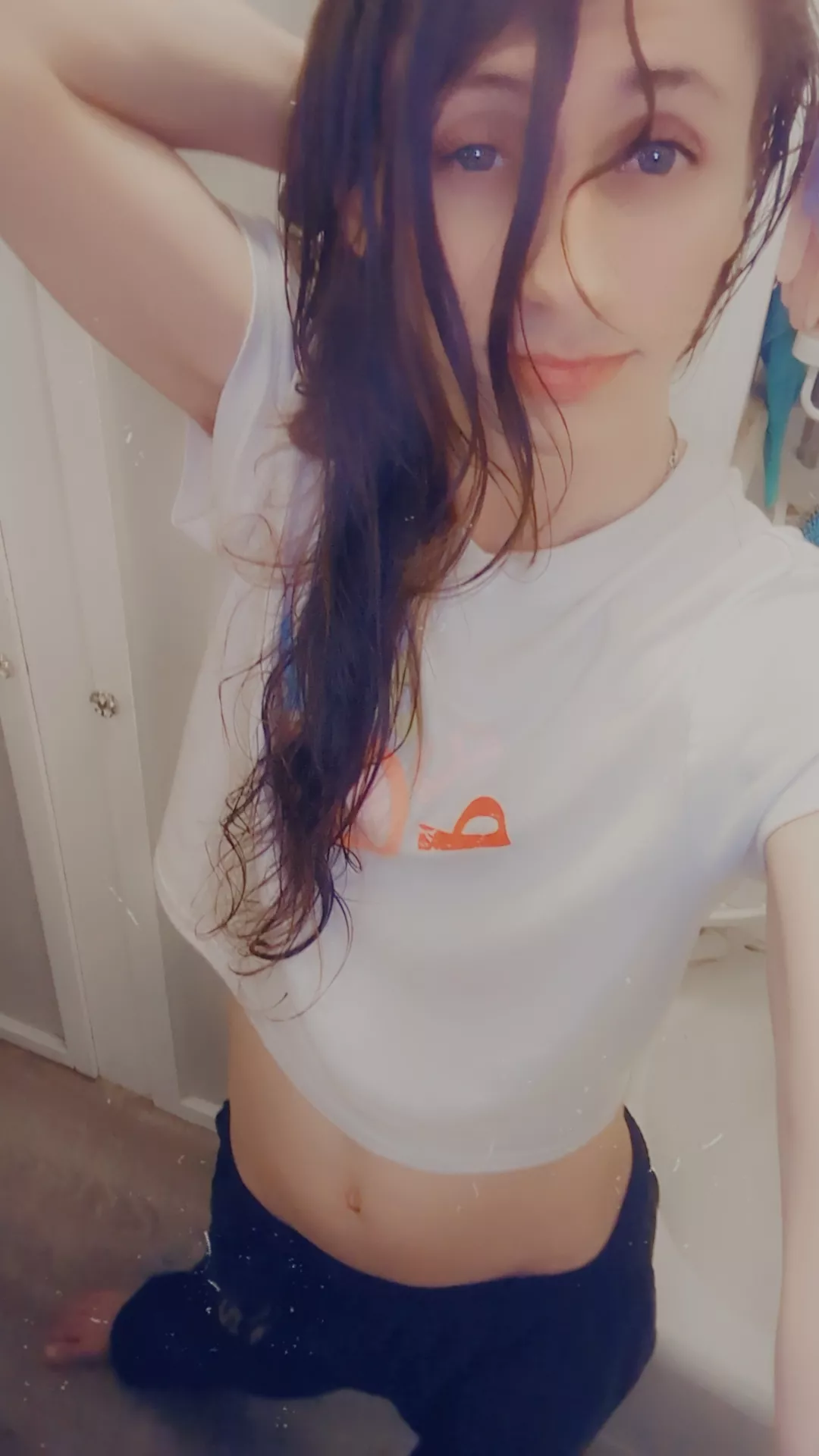 Fresh out the shower ready to go back to bed lol