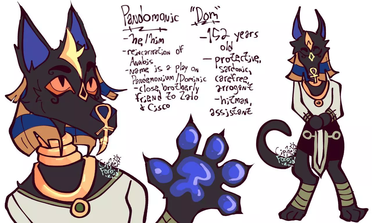 Made a fursona, did I do good? (in my oc universe hence the extra names mention)