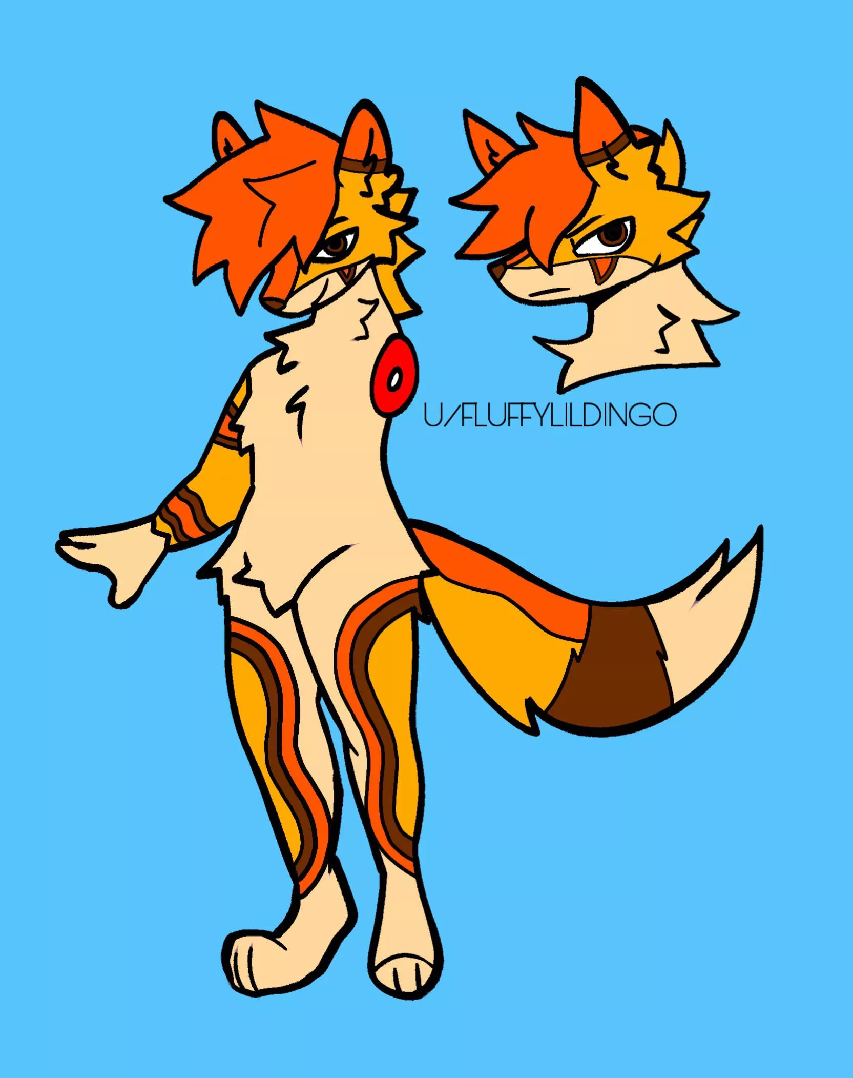 Made Dusk a new ref sheet :3 (Base by Ghost)