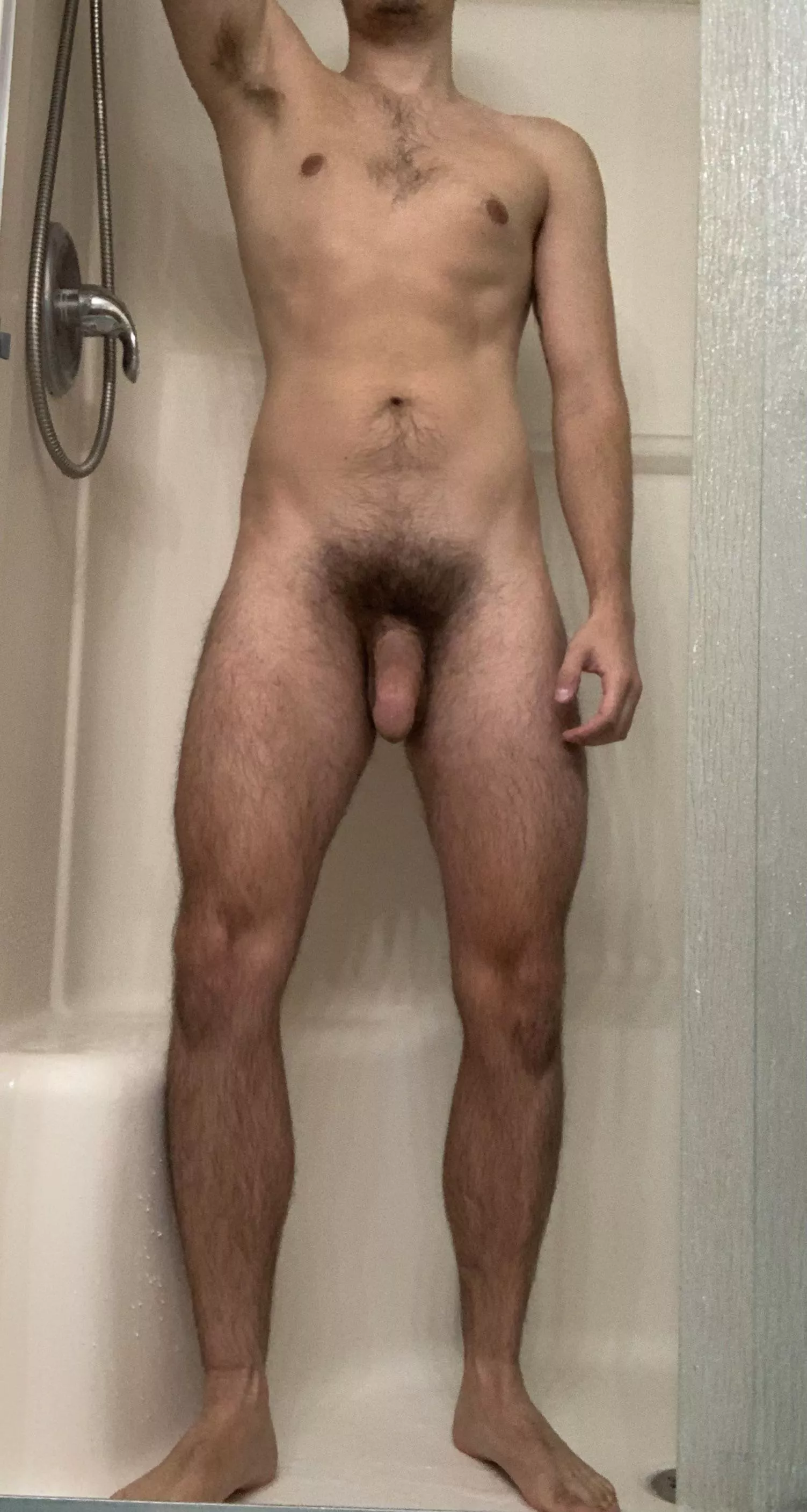 should I shave it the shower?
