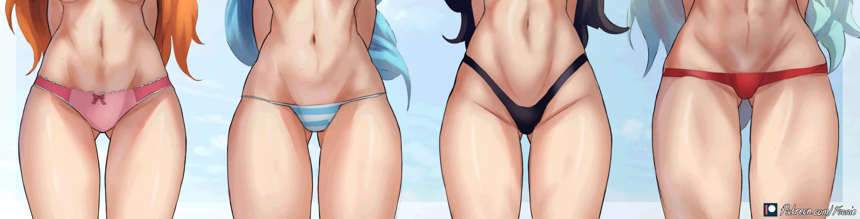 Strawhat girls showing off🍈✨(foonie_xd)