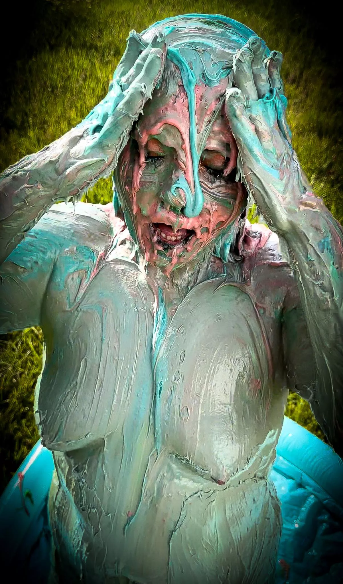 What a feeling 💗💙💚💦