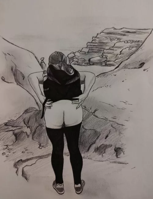 Desert exhibitionist, by me