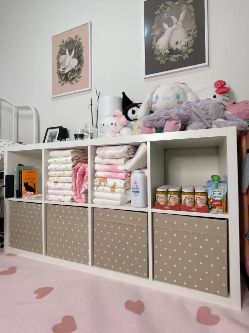 Diaper stash is forever a growing collection.