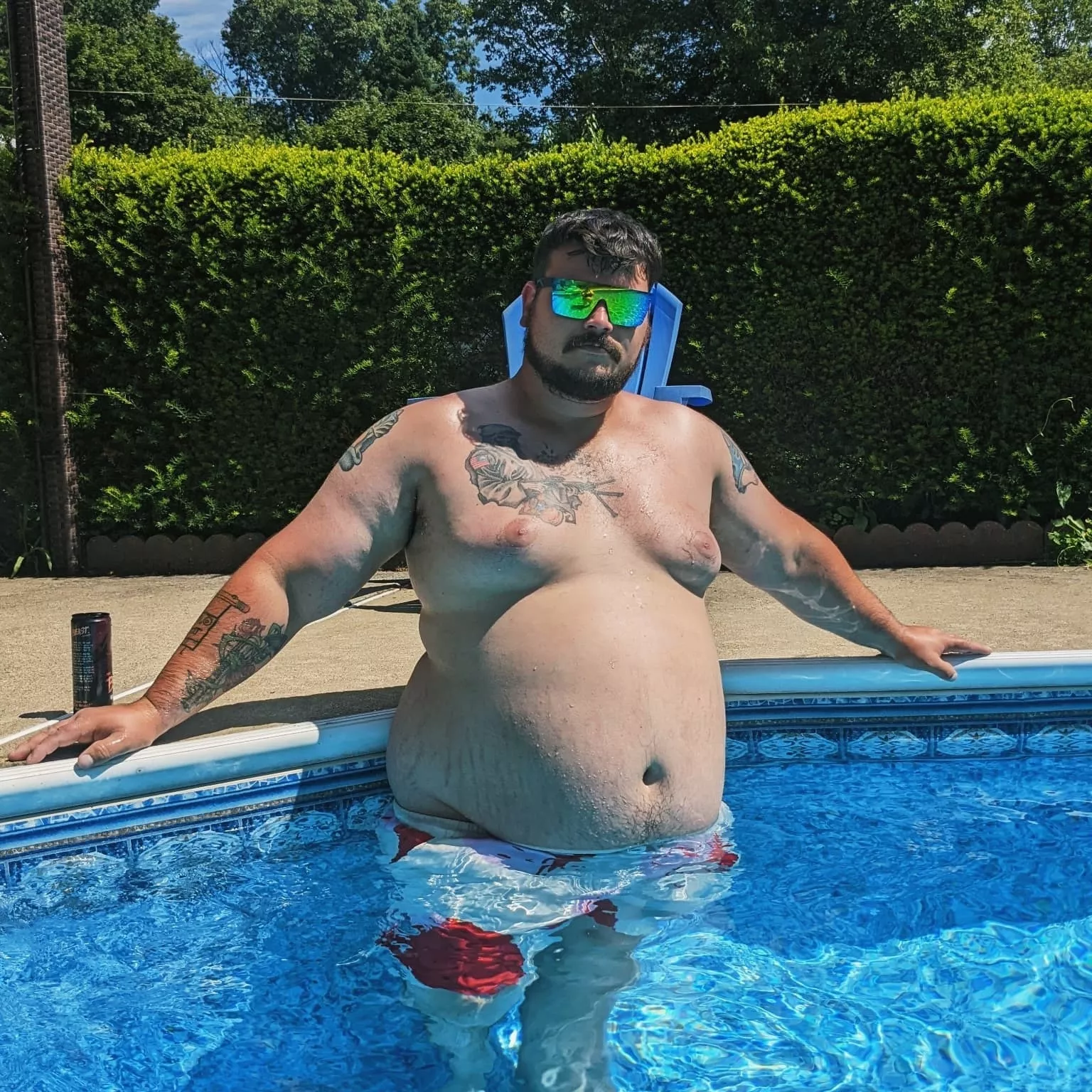 Fat pool boy