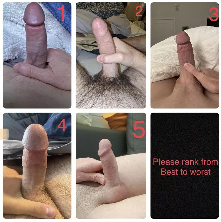 Group compare results. Rank from best to last