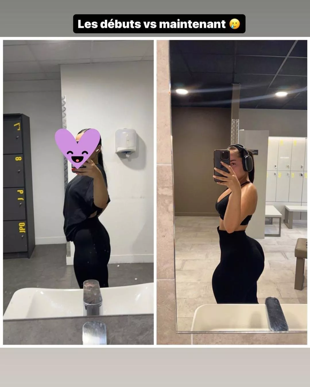 How she started vs. where she is now