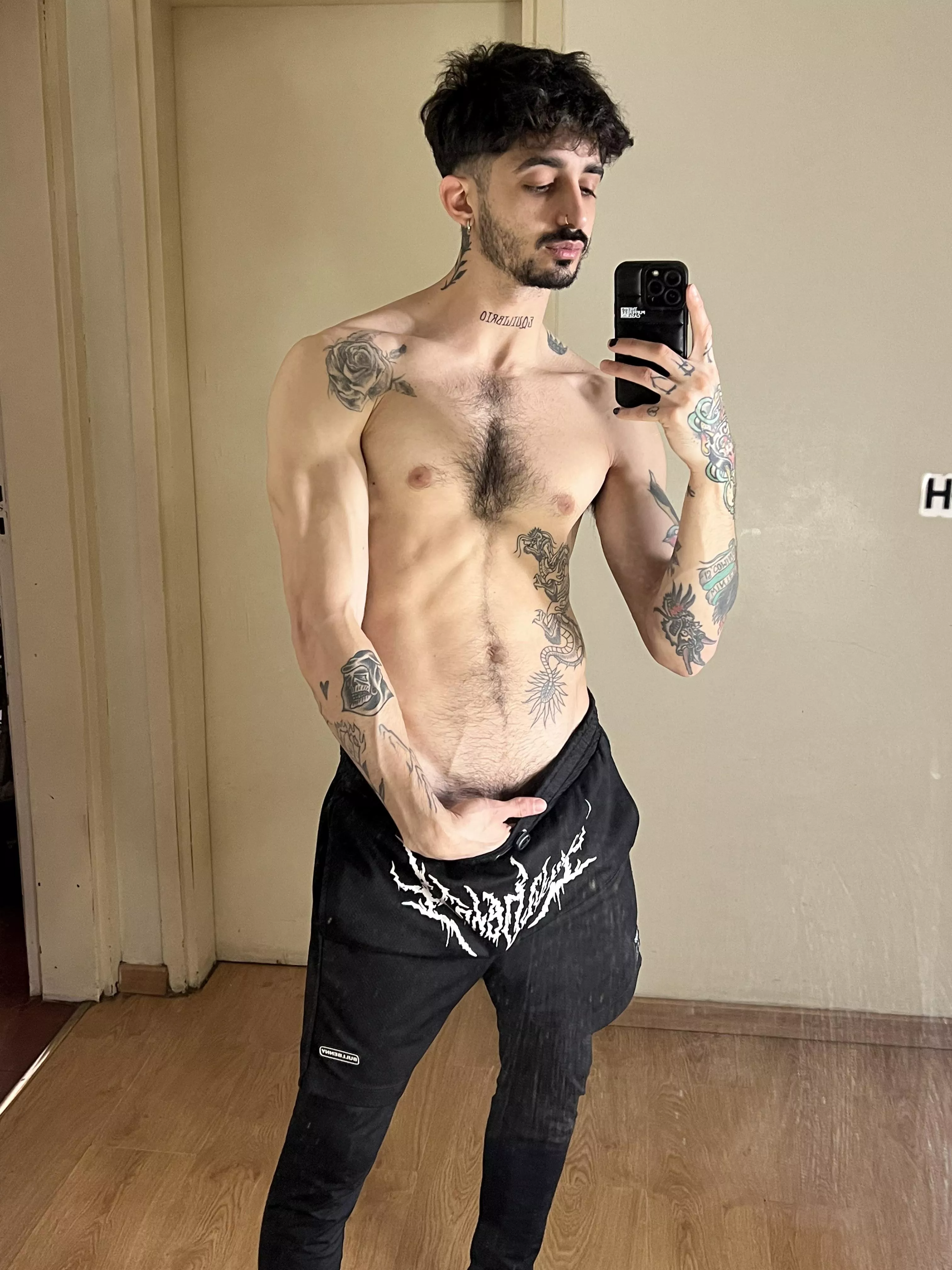 Just showered, now who wants to get dirty?