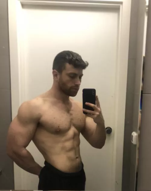 Locker room selfie