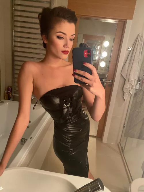 My party leather outfit.