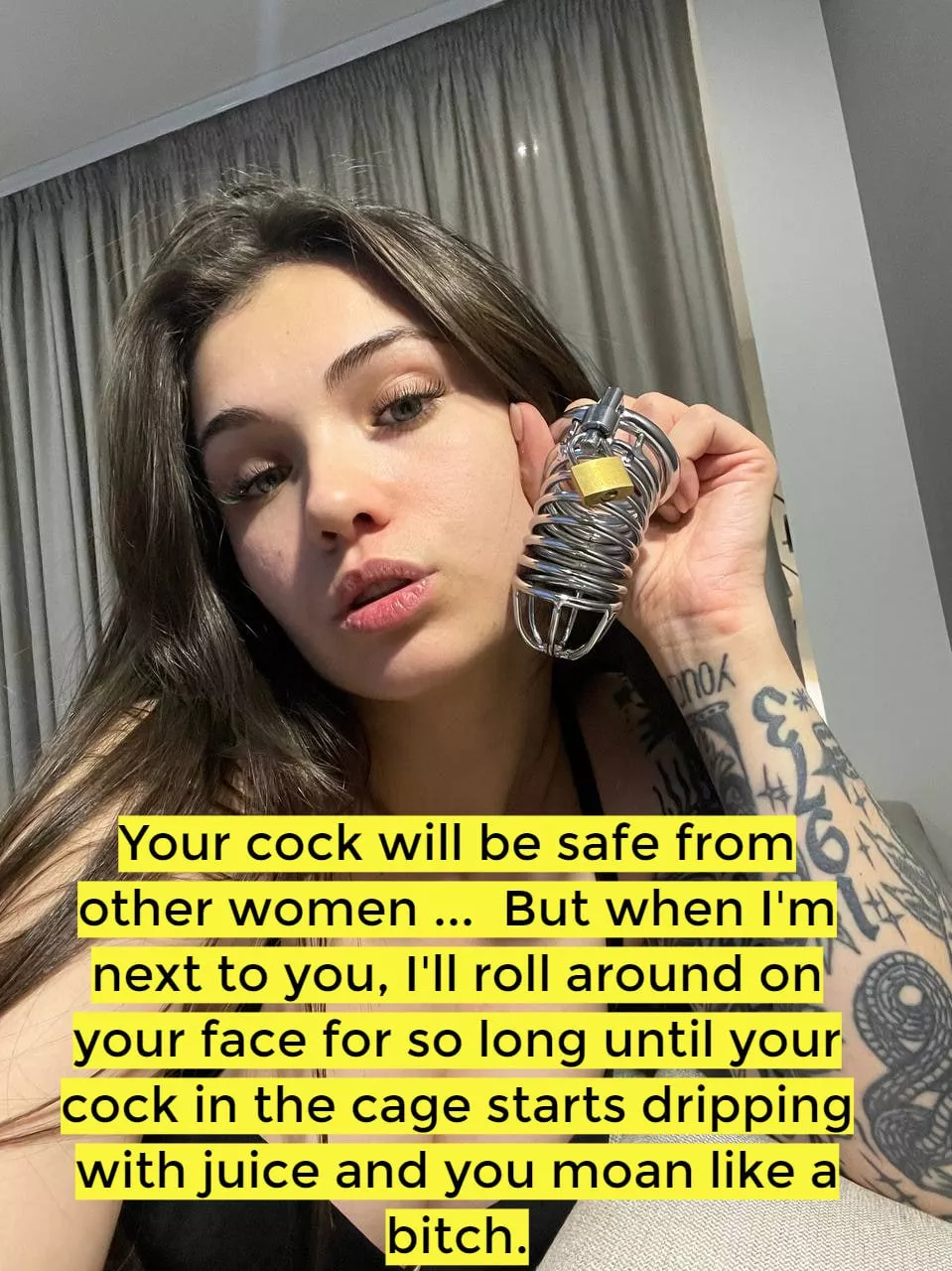 Now I control your orgasms. Would you like to try it?