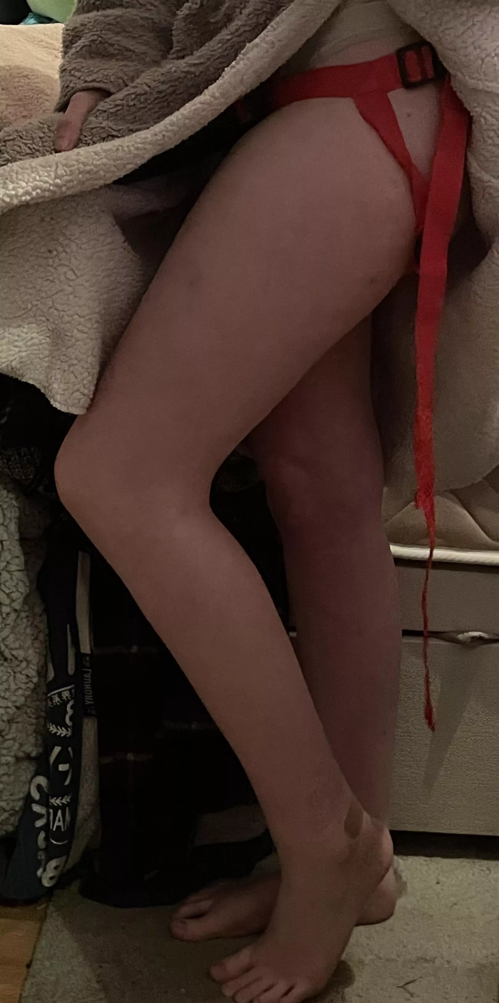 On my way to join you in the shower… and I’ve brought my big friend