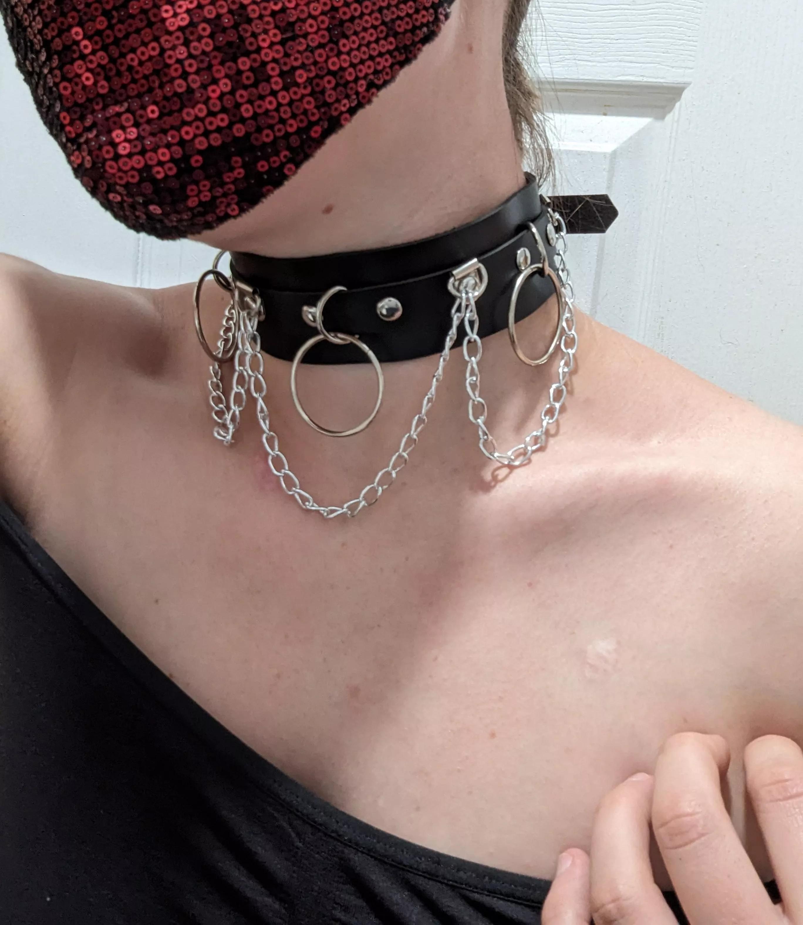 Presenting my neck to Sir <3