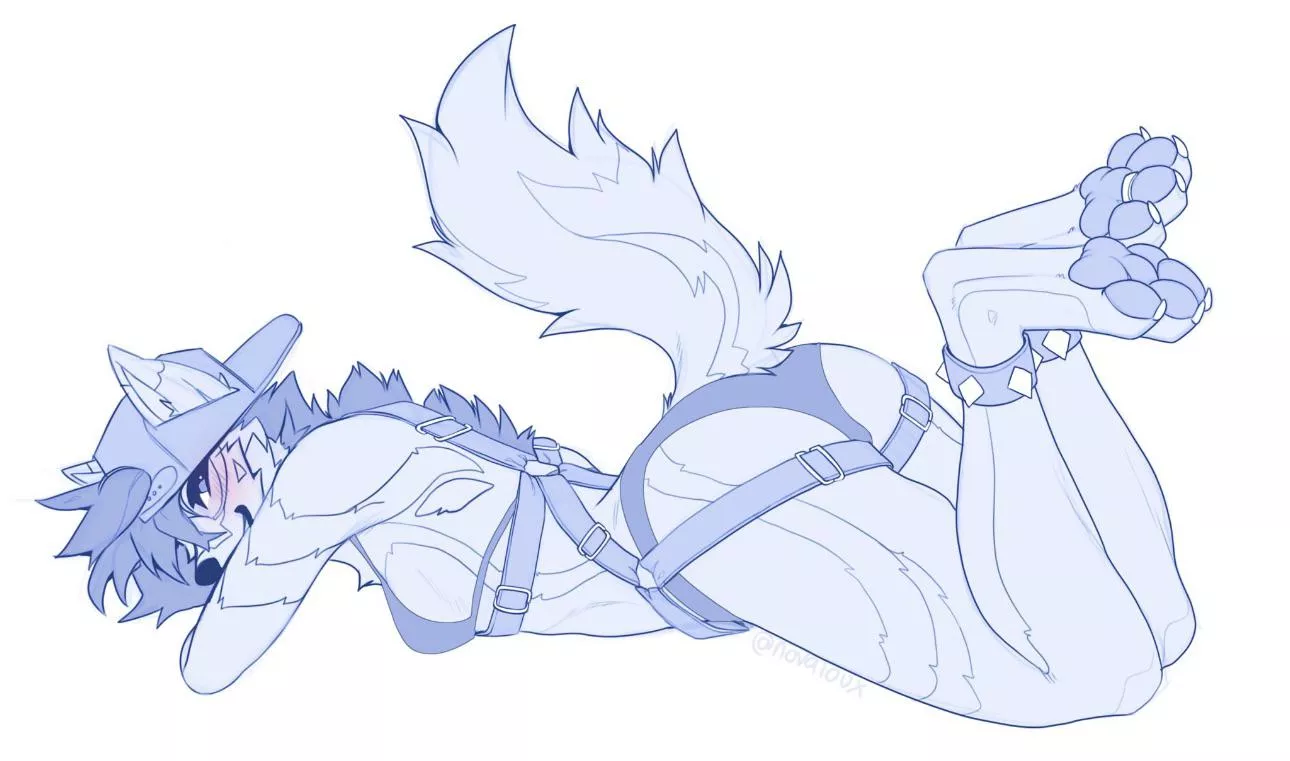 She’s just getting ready for rock climbing trust me! [F](Novaloux)