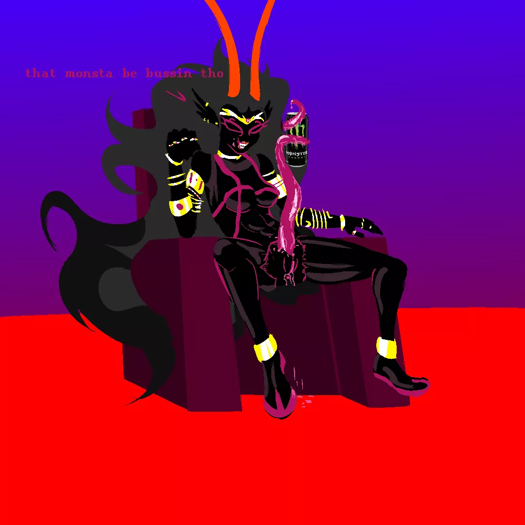 The Condesce enjoys some Monster Energy (OC)