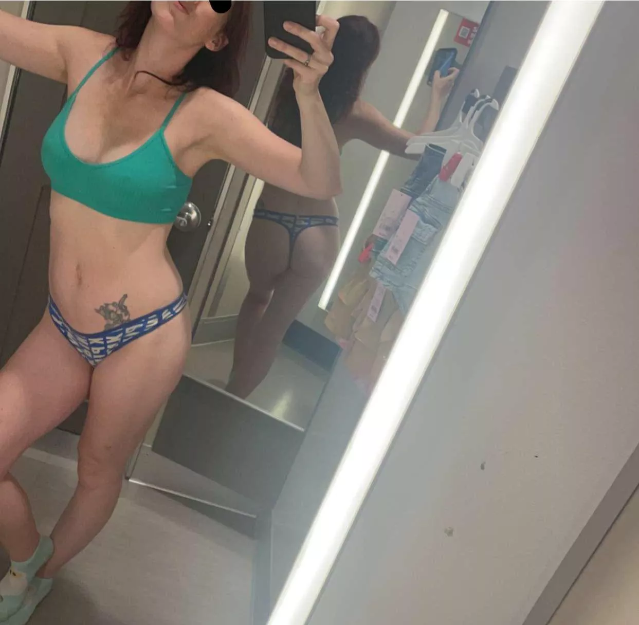 Trying on some new clothes for this school year.. think I’ll stay like this