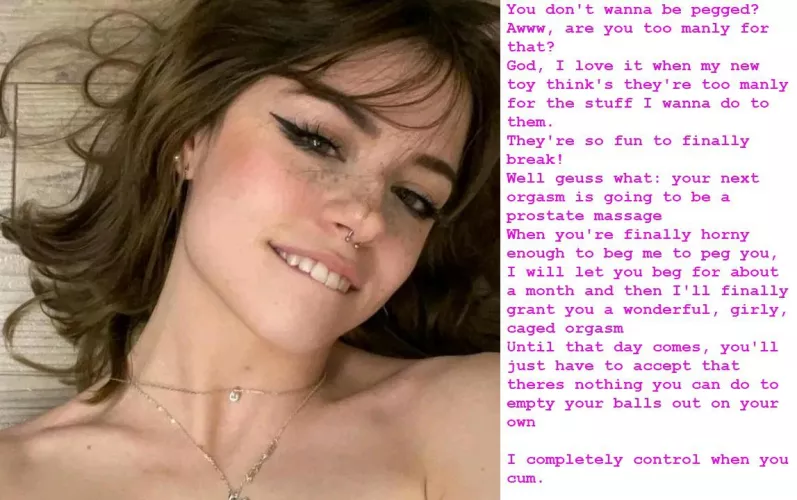 When He's too manly to peg