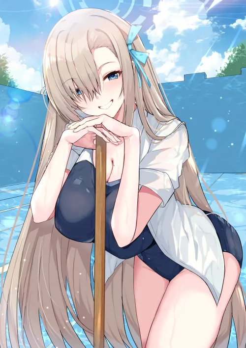 Cleaning the Pool [Blue Archive]