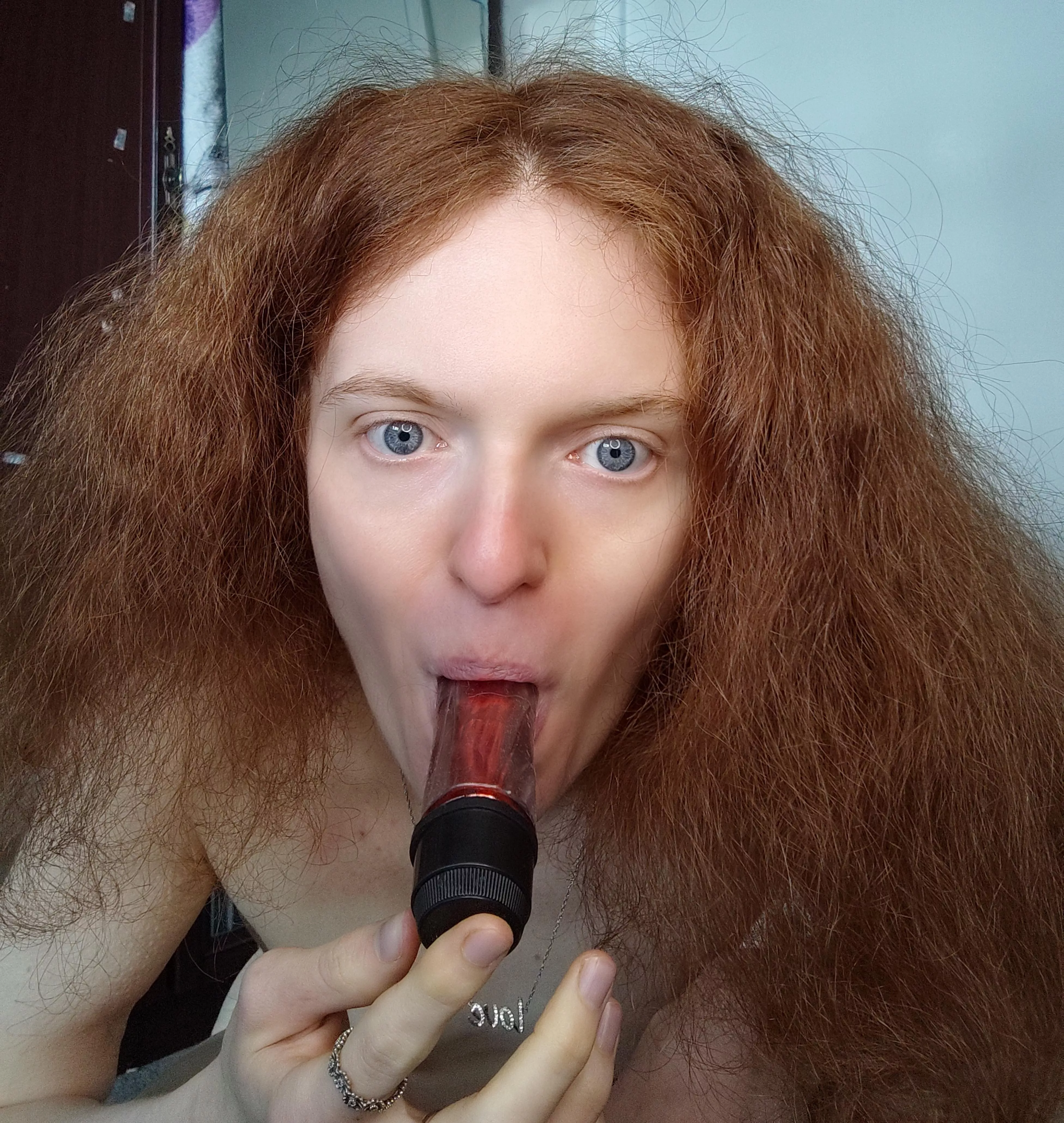 I can get it all in my mouth...