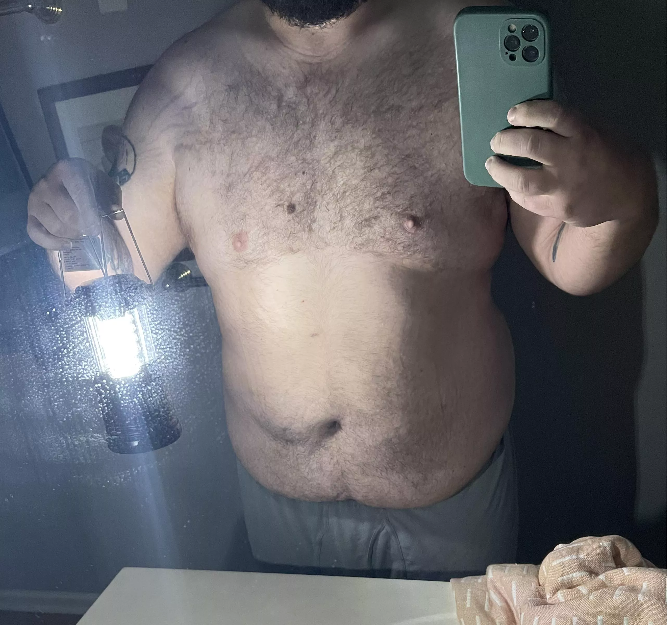 Power went out how do I look with this lighting?