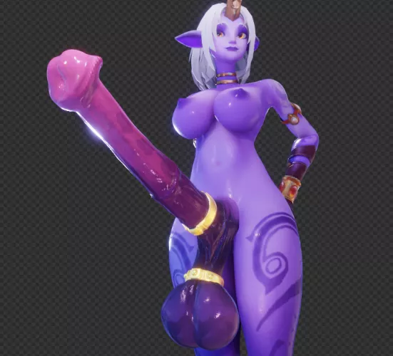 Soraka wilding her massive meat sword. (3SDice)