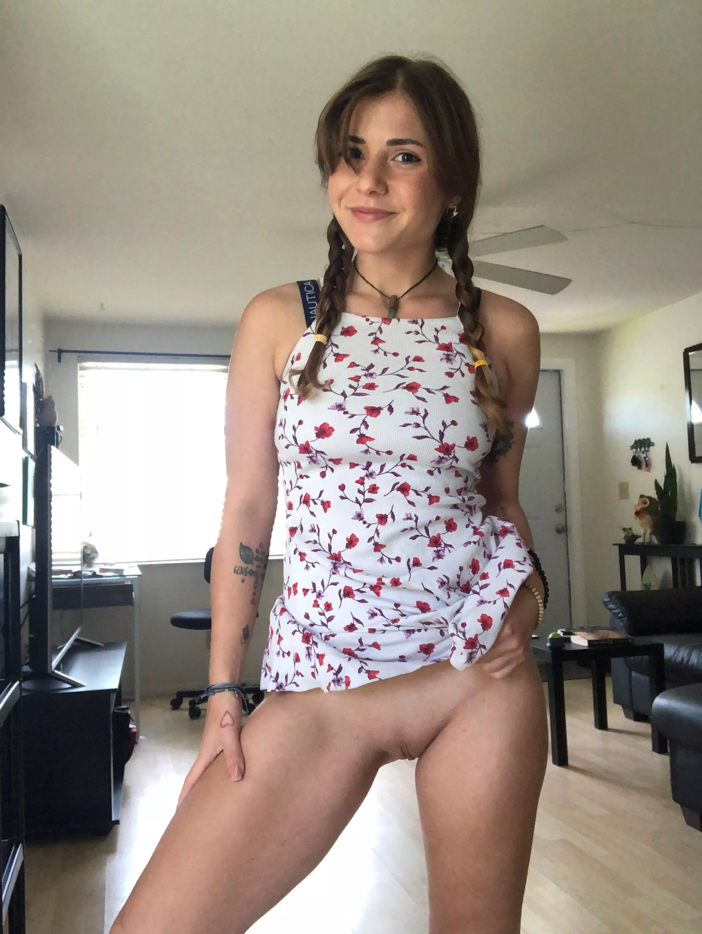 5ft..keep the braids or take them out??