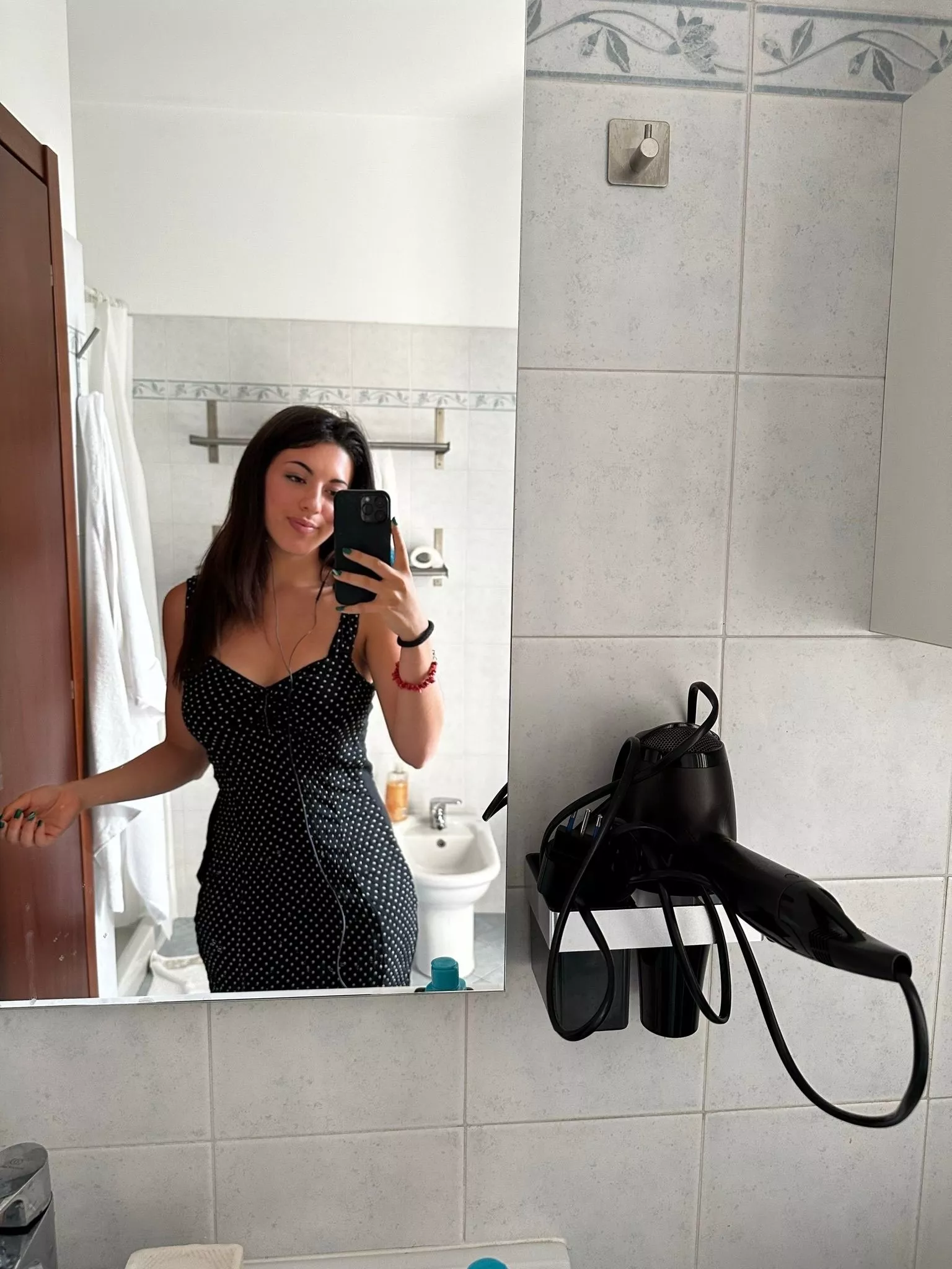 Admiring the reflection of a strong, beautiful woman!