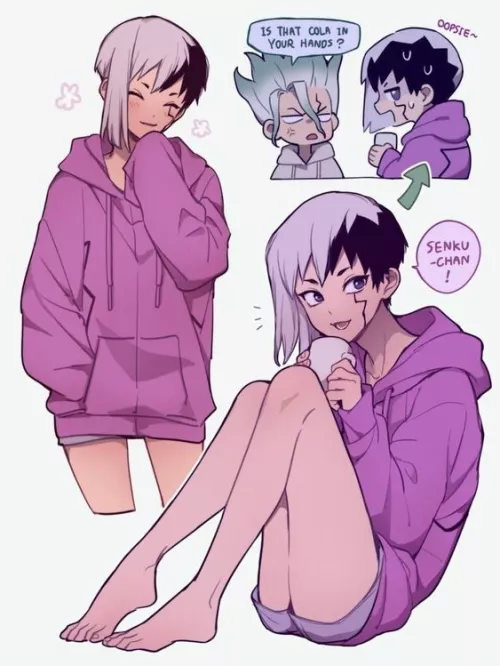 Anime: Dr.Stone, Artist: @SoiyaKoiya on Twitter (part 2)