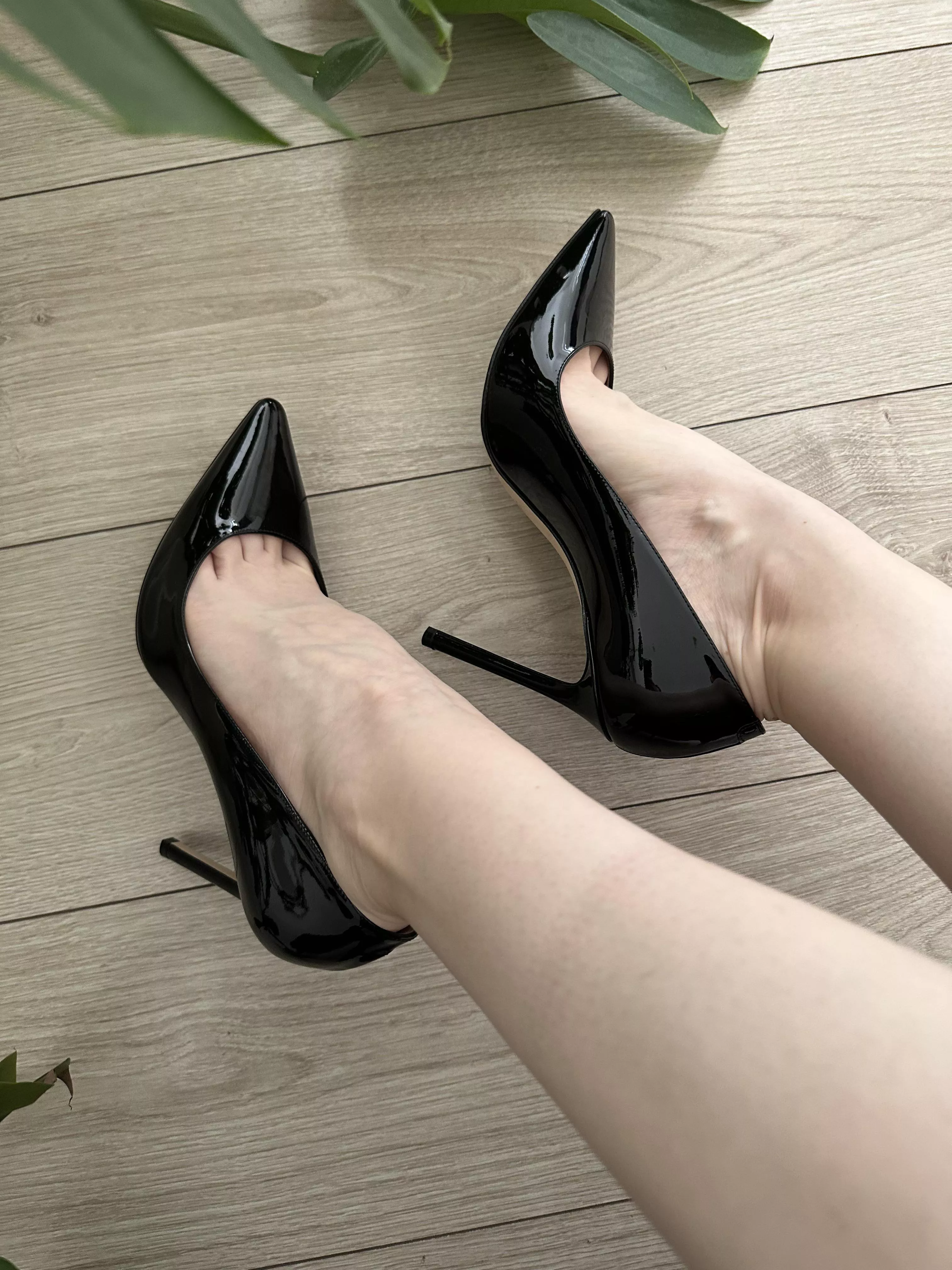 Black stilettos