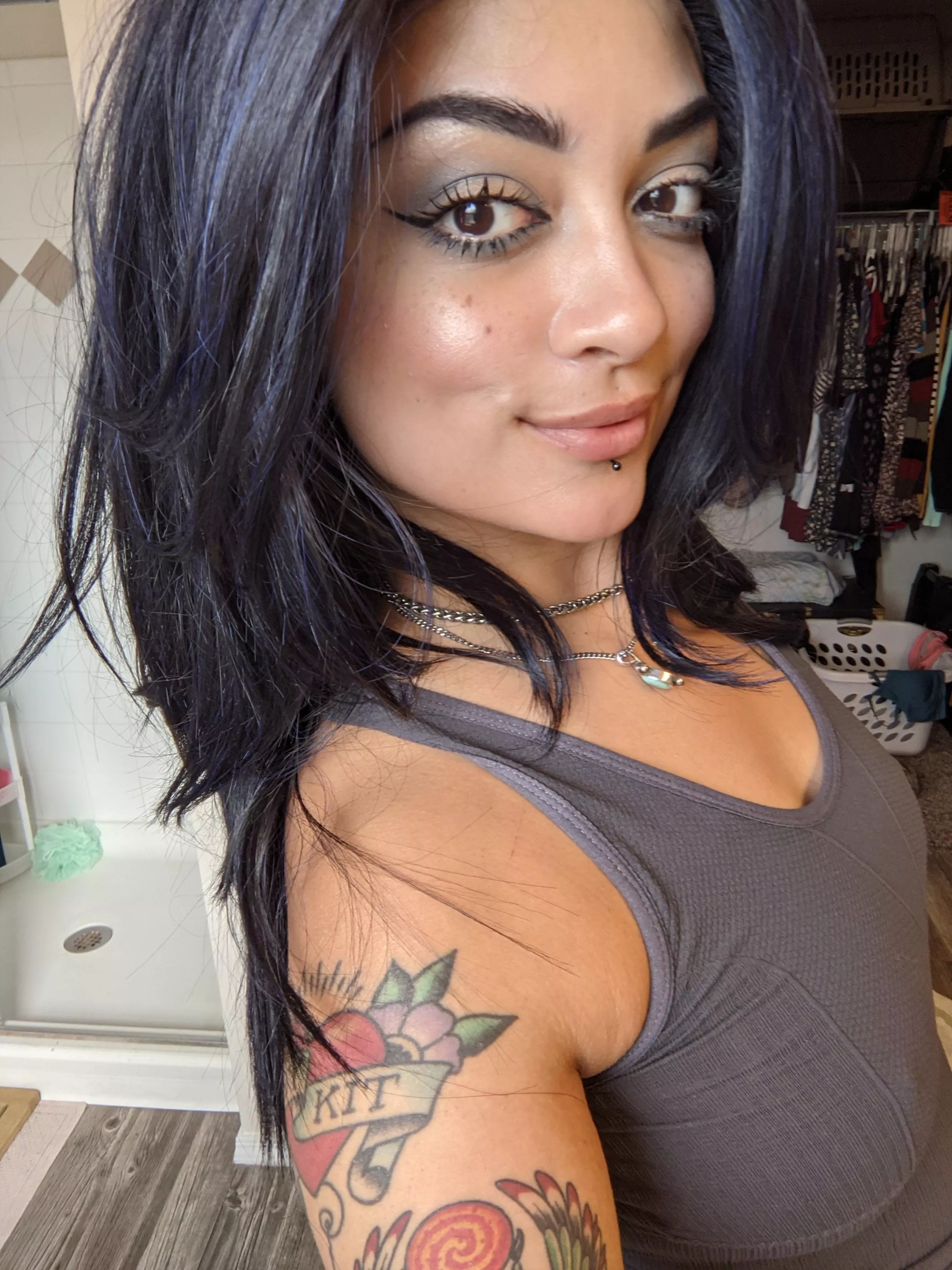 Czech x Mex; got my wig on and ready to party