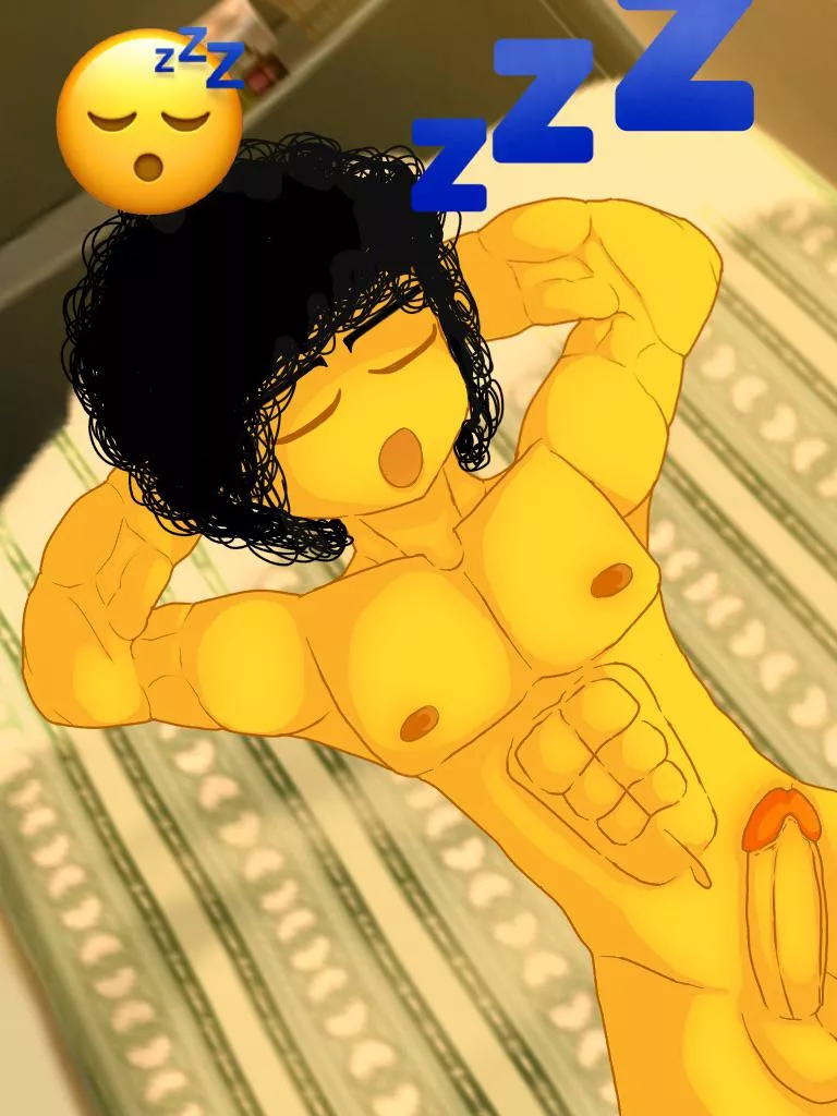 😴 emoji as a hot naked man :3