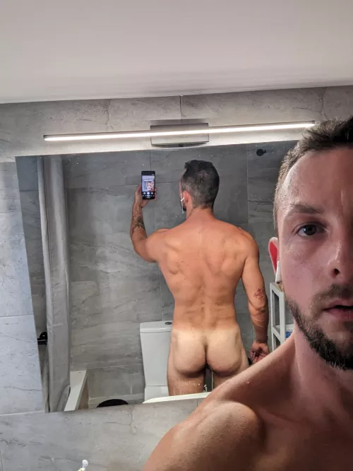 How about a rear view instead of penis ?