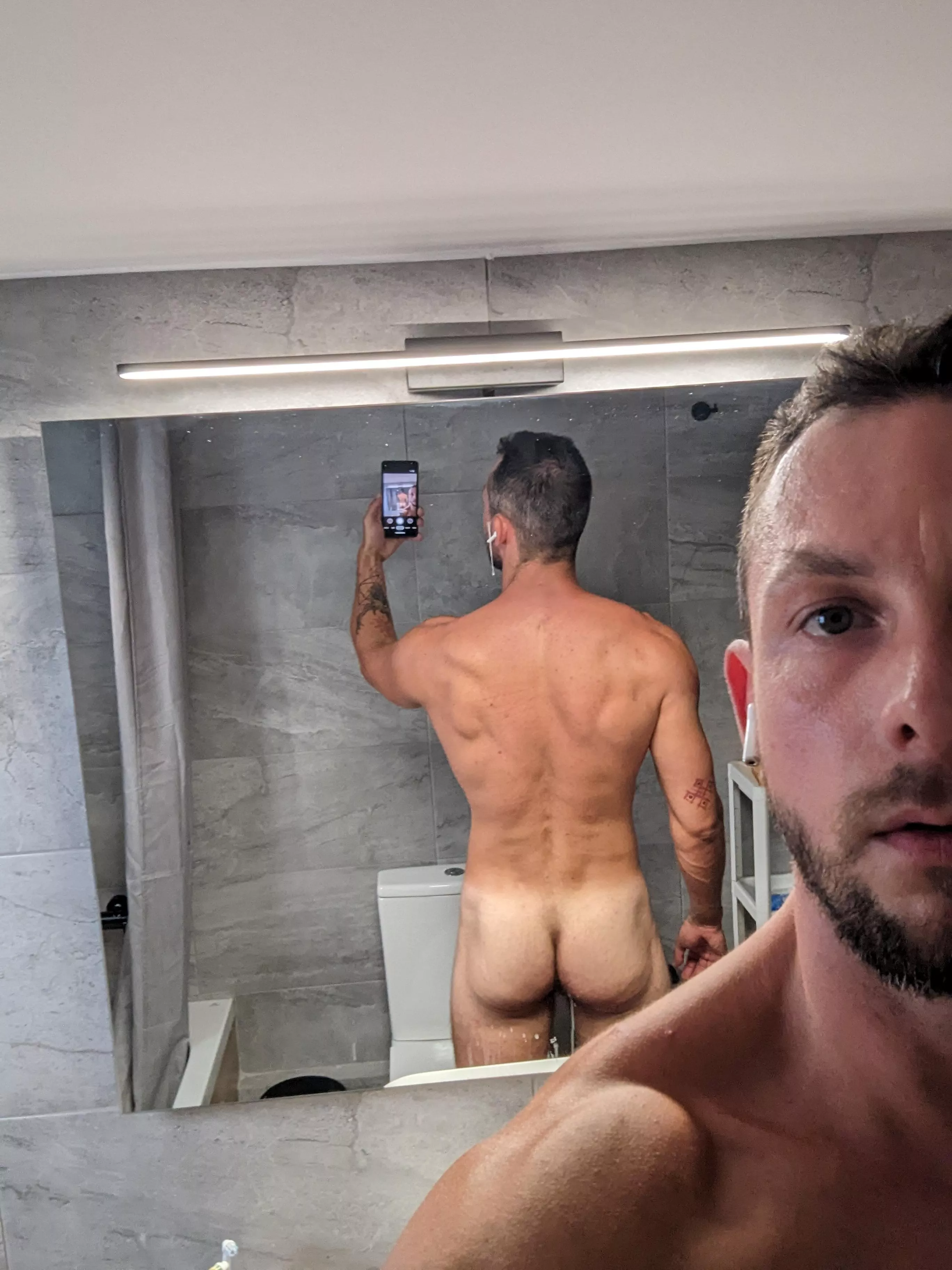 How about a rear view instead of penis ?