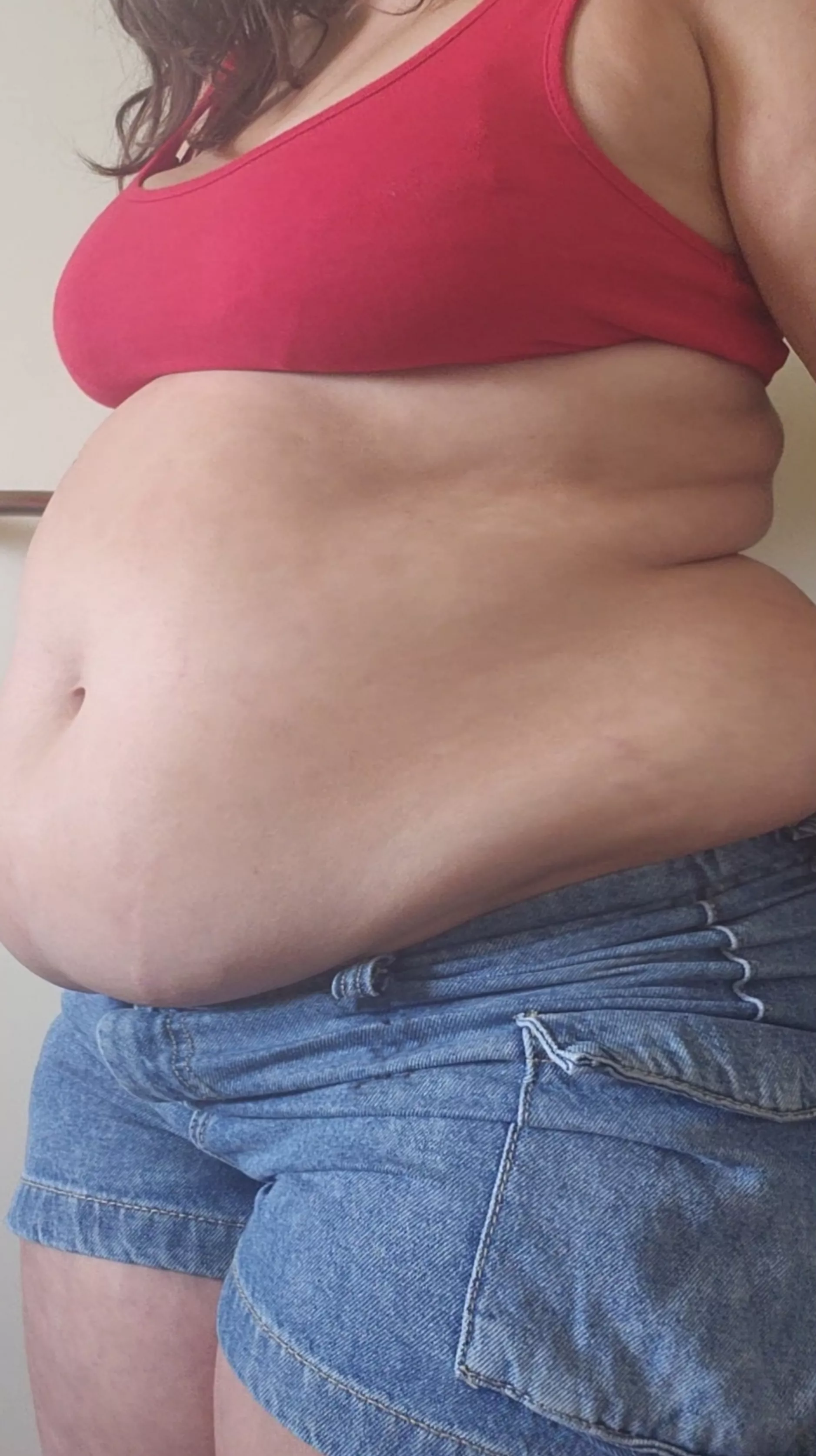 I'll have to change pic taking location, my camera can't take in my whole body from short distances...