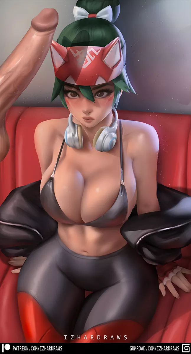 Kiriko chillin (Izhardraws)