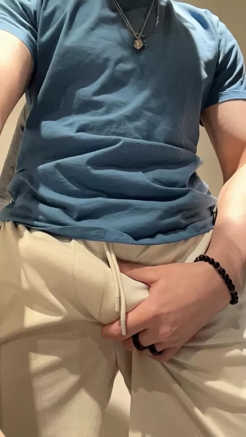 Sometimes I just walk around the house like this