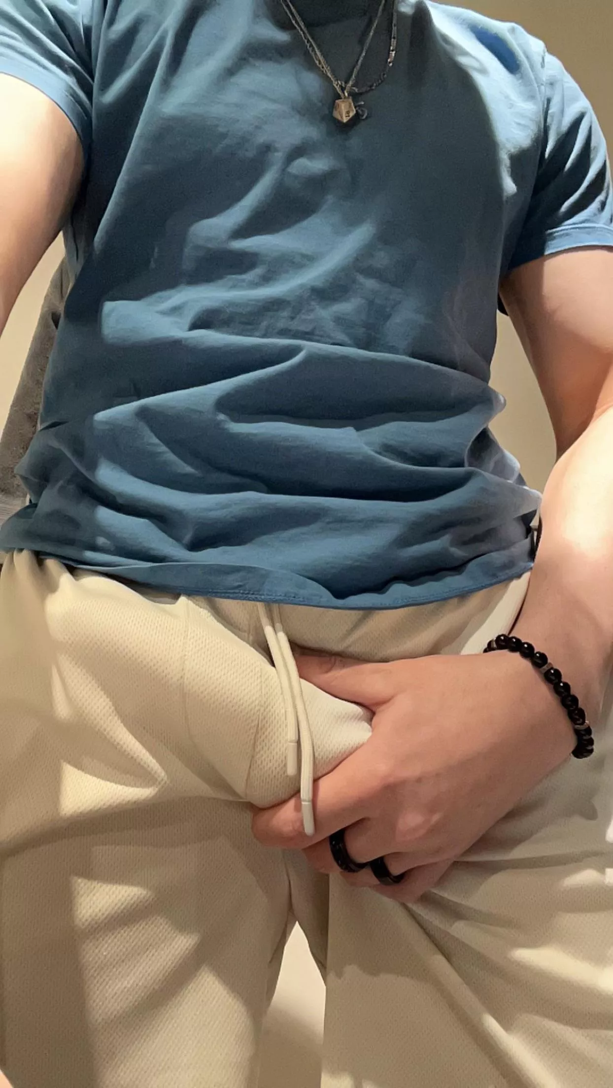 Sometimes I just walk around the house like this