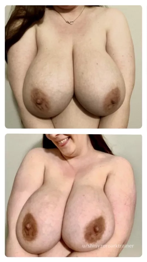 Thoughts on my tit growth? 27 and 36 weeks pregnant