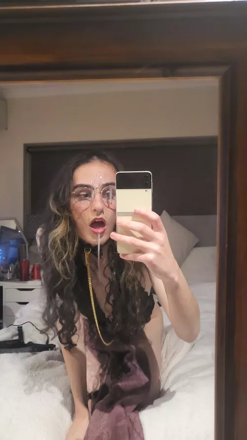 Throat fucked snd cummed on, whis next?