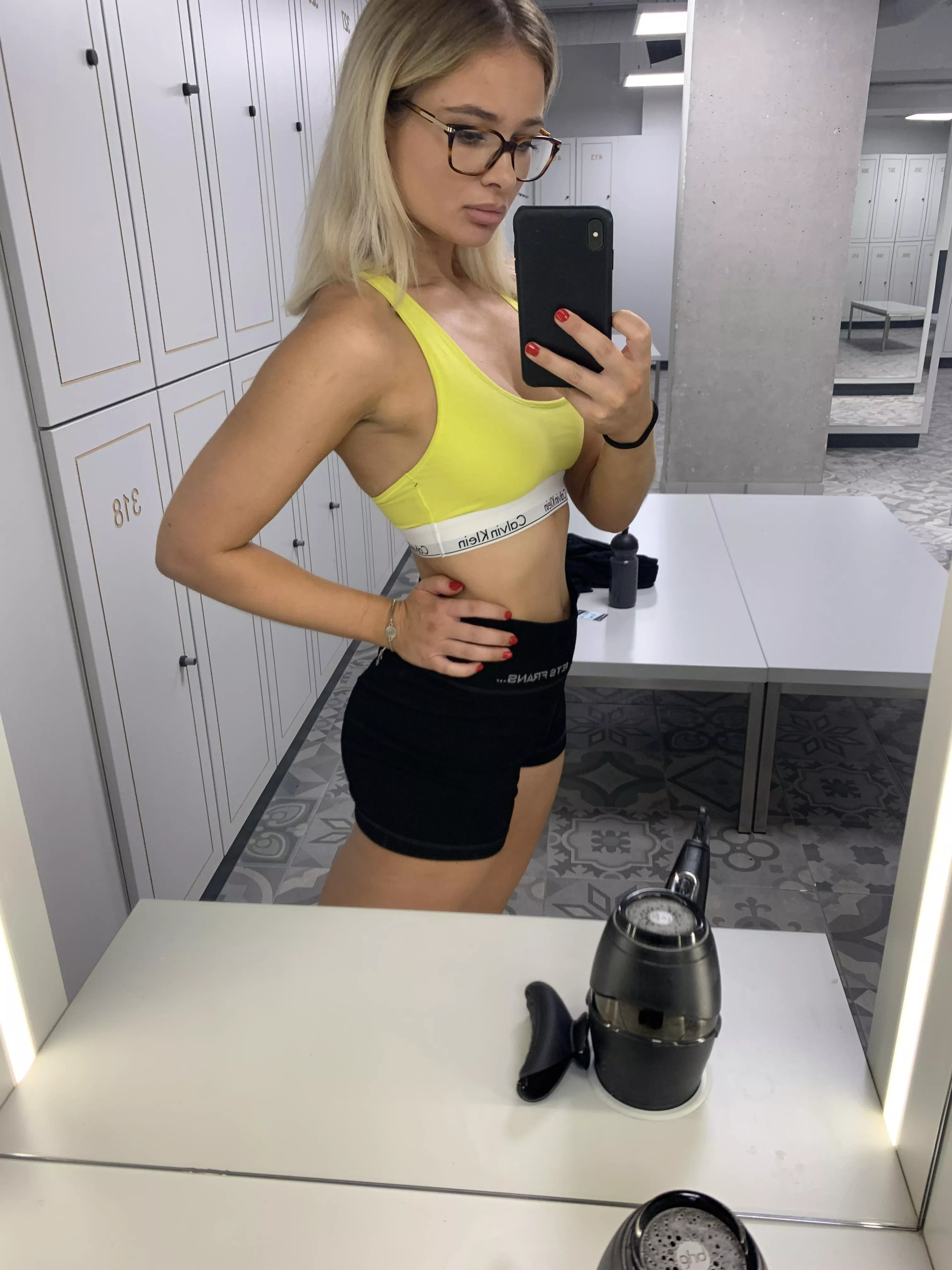 Before my workout 💦