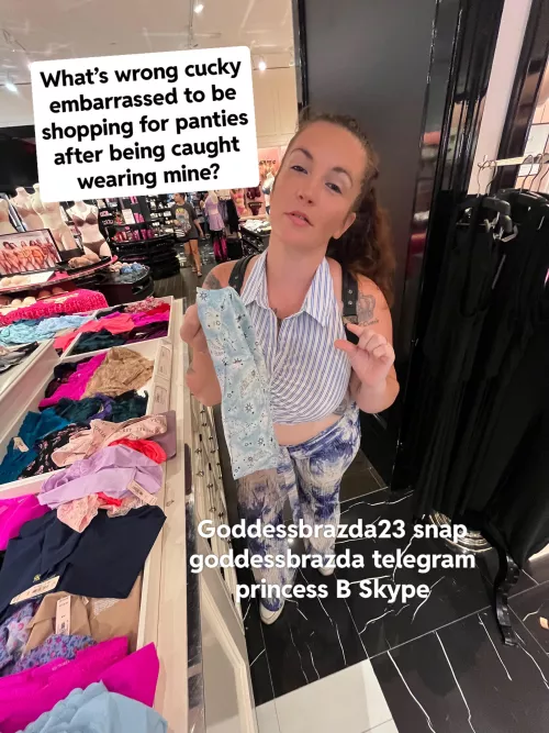 Don’t be shy about it cucky