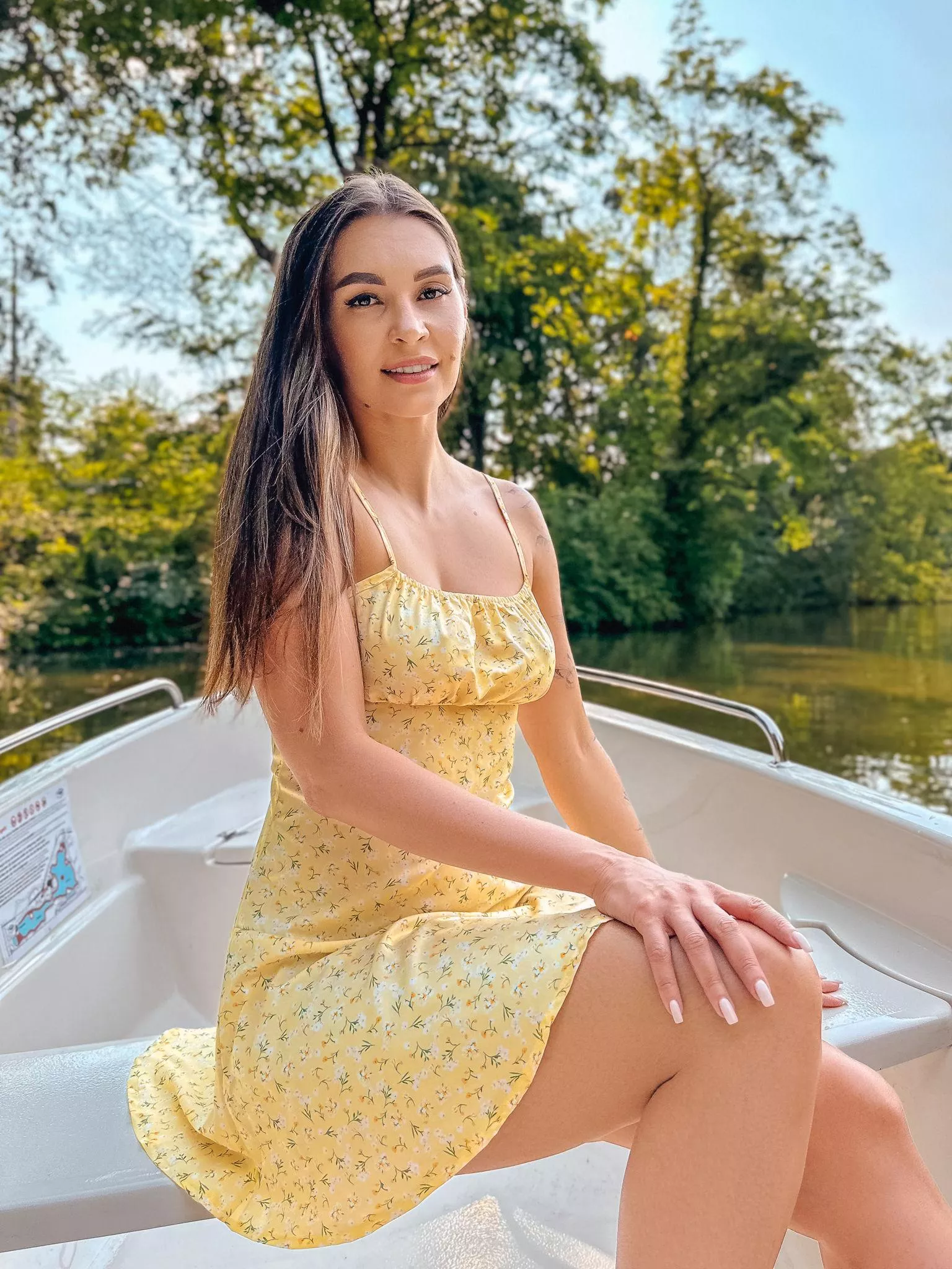 Enjoying the last warm month by boating in central park [F]