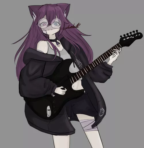 Evil Guitarist Neko