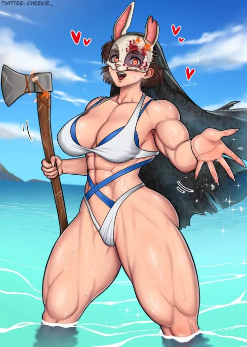 Huntress from dead by daylight [Cheekie_]